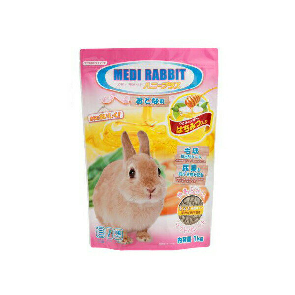 Other - ニチドウ メディラビットアダルトソフト ハニープラス うさぎ用 1kg ウサギ ペレット 小動物 全年齢 ドライフード ウサギ用フード 日本動物薬品 小動物フード 小動物用品 ペットフード メディラビット ウサギフード ペット用品 安心素材 価格は1個のお値段です