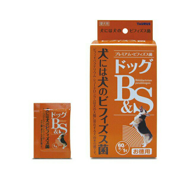 樂天商城 - 【3個セット】 トーラス ペット愛犬用 ドッグB&S 1g×60包 犬 全年齢 犬用サプリメント 腸内環境 サプリメント 国産 うんち ドッグ 日本製 粉末 ペット 犬用 サプリ 安心素材