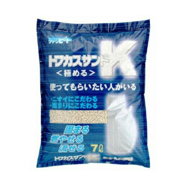 ペグテック トフカス猫砂 サンド K 7L 猫 インテリア ネコトイレ トイレに流せる ねこグッズ ペットグッズ トイレ砂 猫トイレ ペット用品 ネコの砂 トイレタリー 燃やせる ペット用 収納 おから キャット トイレ トフカス 防災 日用品 安心素材 価格は1個のお値段です