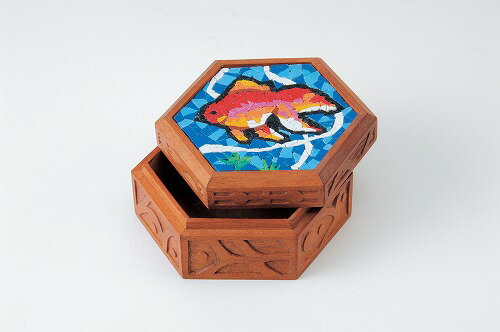 木工 - アーテック ArTec マルチボックス六角箱 プラモザイク付 手作り 図工 美術 木工 自由研究 キット マルチ六角箱 小学生 工作 高品質