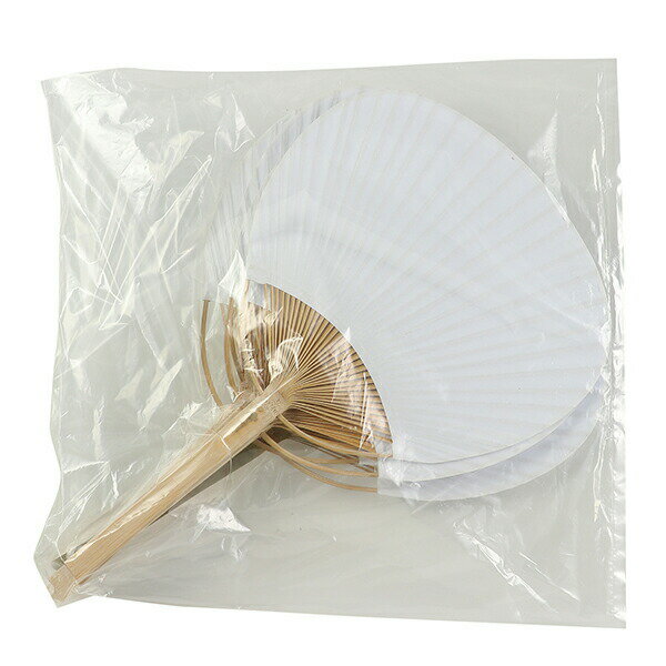 團扇 - 【10個セット】 アーテック ArTec うちわ 白(竹製) 5枚組 高品質