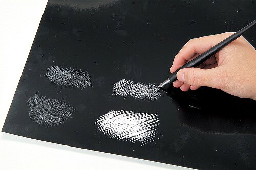 ウルマックス 楽天市場店の【3個セット】 スクラッチアートボード スクラッチペン付き アーテック ATC21002 学校教材 図工 美術 工作 絵画 制作 教室 備品 ArTec ARTEC 授業 教材 アート デザイン 知育 工芸 子ども用 おもちゃ｜アングル2
