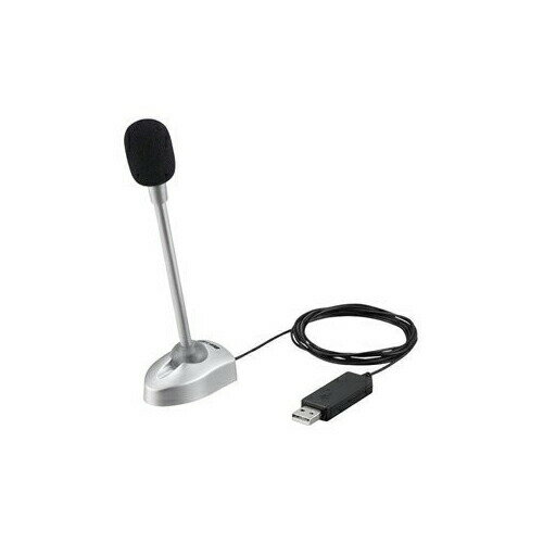 乐天商城 - バッファロー マイクロフォン USB接続 小型スタンドタイプ BSHSMUM110SV 送料無料