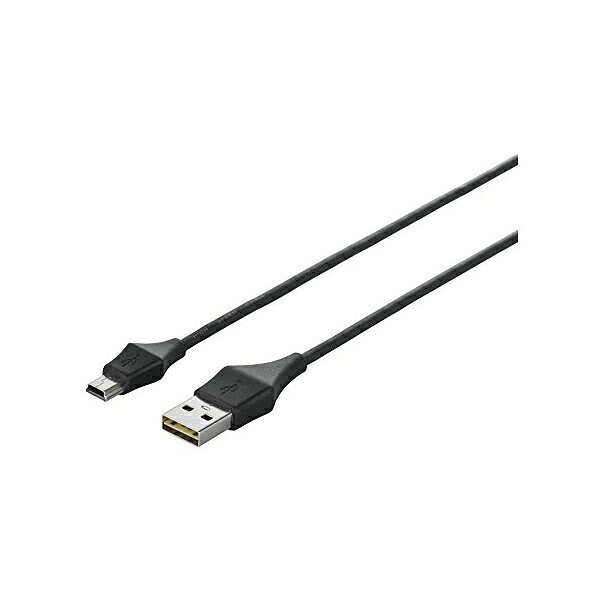 iBUFFALO どっちもUSB2.0ケーブル ( A to miniB ) 1m ブラック BSUAMNDU210BKA 送料無料