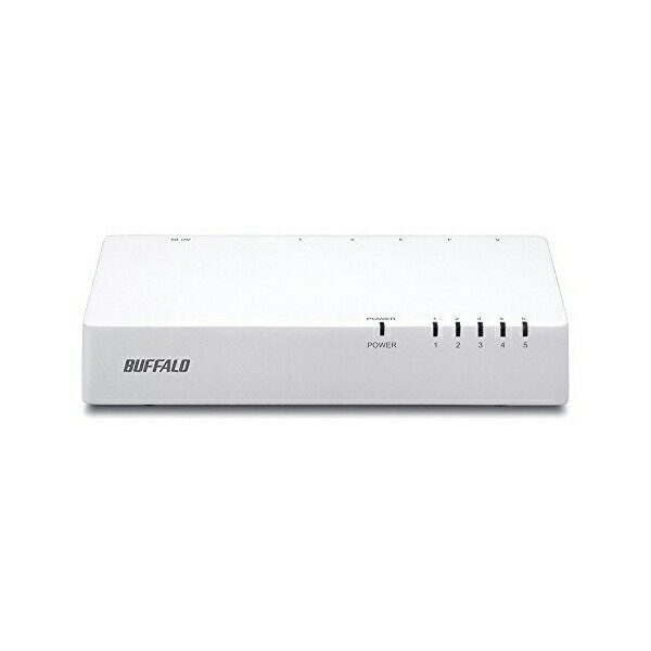 网络设备 - バッファロー iBUFFALO-10 / 100Mbps対応 スイッチングHub 5ポート ホワイト LSW4-TX-5NP / WHD 送料無料