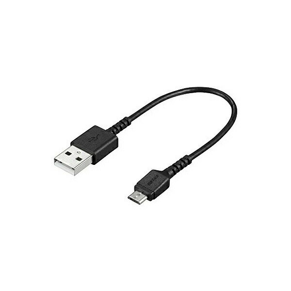 バッファロー USB microBケーブル スリム 0.1m ブラック BSMPCMB101BK 送料無料