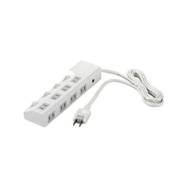 バッファロー iBUFFALO-電源 タップ 8個口 個別スイッチ4個 3m ホワイト BSTAPSD2830WH 送料無料