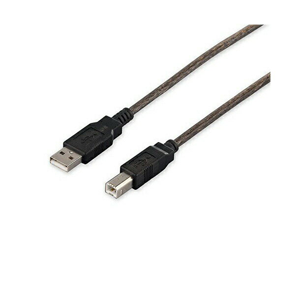樂天商城 - バッファロー USB2.0ケーブル ( A to B ) ブラックスケルトン 2m BSUAB220BS 送料無料