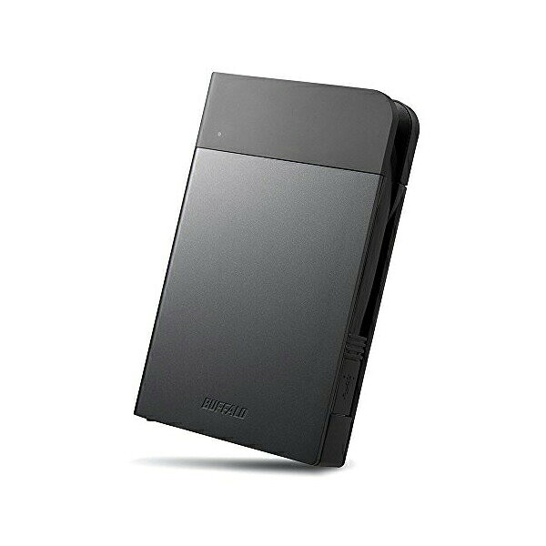 バッファロー iBUFFALO?ICカード対応 耐衝撃 ポータブルHDD 2TB ブラック HD-PZN2.0U3-B 送料無料
