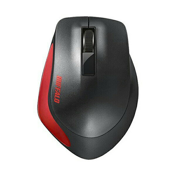 バッファロー 無線 BlueLED 3ボタン プレミアムフィットマウス レッド BSMBW300MRD 送料無料
