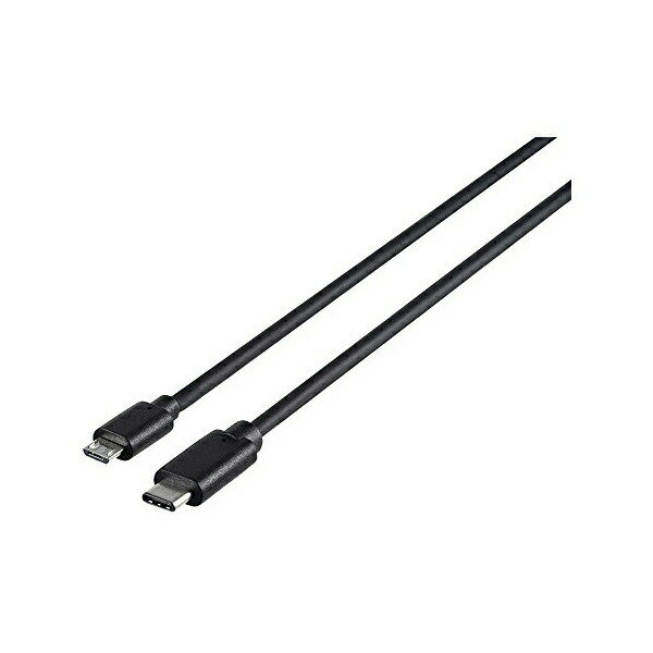 Rakuten - iBUFFALO USB2.0ケーブル ( MicroBtoC ) 2.0m ブラック BSUMBC220BK 送料無料
