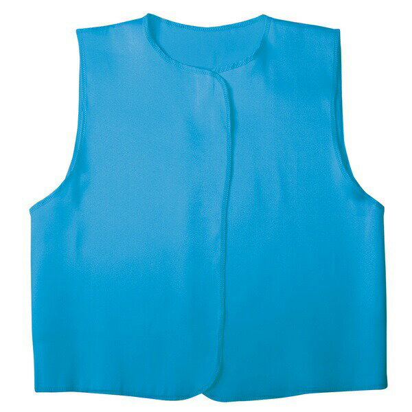 樂天商城 - ソフトサテン ベスト 青 S