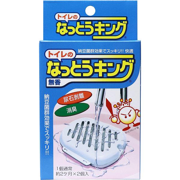 廁所用 - 【6個セット】 トイレのなっとうキング 消臭と尿石剥離 25cc×2個入 置き型 尿石剥離 臭い トイレ周辺用具 汚れ グッズ 消臭 トイレの消臭 置くだけ 無香 悪臭 タンク バイオ 日本製 便器 ニオイ アンモニア臭 掃除 尿石 水洗トイレ 便座