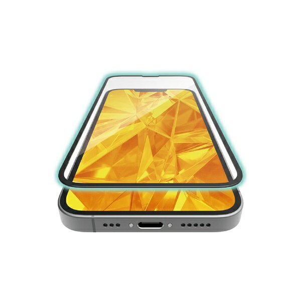 樂天商城 - 【2個セット】 エレコム PM-A25SFLGF iPhone 16e ガラスフィルム フレーム付き 高透明