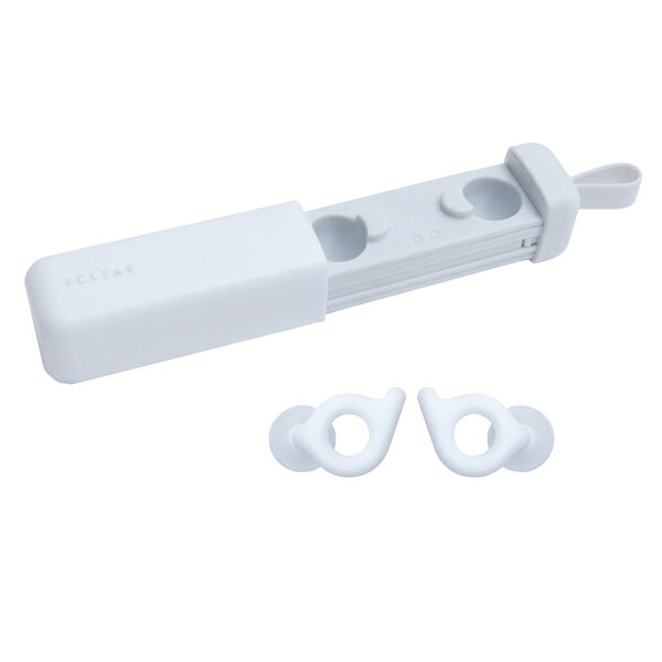 【正規代理店】 エレコム HCSL-EP02WH エクリア睡眠用耳栓 Earplug Duo 2重チップ ホワイト