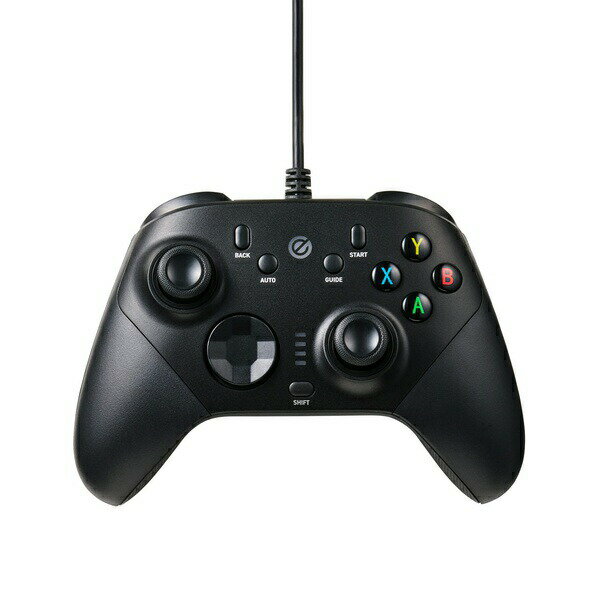 【正規代理店】 エレコム JC-GP60XVBK ゲームパッド 有線 XInput DirectInput Xbox系配置 ホールエフェクト 背面ボタン搭載 15ボタン ブラック