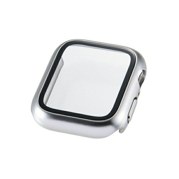 Accessories - 【正規代理店】 エレコム AW-25EFCGPSV Apple Watch 40mm フルカバーケース プレミアムガラス 高透明 メタリック シルバー
