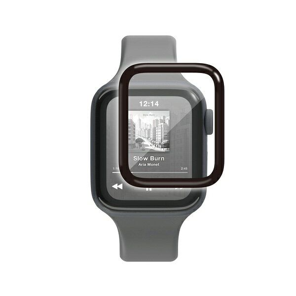Rakuten - 【正規代理店】 エレコム AW-25EFLGFRBK Apple Watch 40mm ガラスフィルムフレーム付 光沢