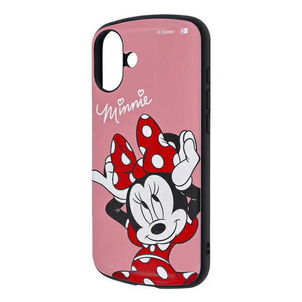 乐天商城 - iPhone 16 Plus ディズニー / 超! 保護ケース MiA 衝撃吸収 バンパー ハイブリッドケース / ミニーマウス