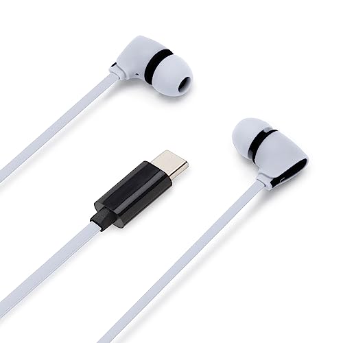 樂天商城 - PGA PG-SECE4GY5 USB Type-Cコネクタ ステレオイヤホン カナルタイプ Premium Style コード長1.2m グレー PGSECE4GY5