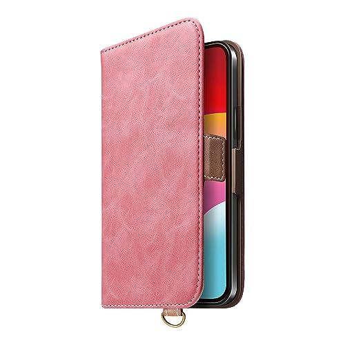 PGA PG-23BFP03PK iPhone15Pro フリップカバー Premium Style ダスティピンク PG23BFP03PK