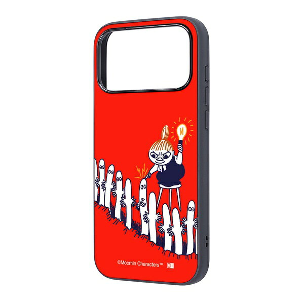 乐天商城 - iPhone 17 Pro Max / ムーミン / maru 衝撃吸収 バンパー ハイブリッドケース / リトルミイとニョロニョロ