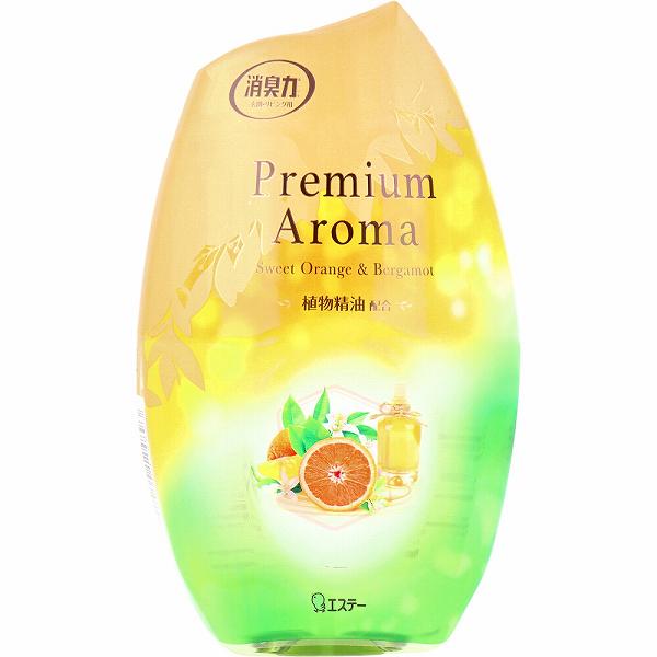 お部屋の消臭力 プレミアムアロマ スイートオレンジ&ベルガモット 400mL 置き型 洗剤 消臭力 リビング 消臭剤 部屋用 トイレ用 ルームフレグランス 置き型タイプ プレミアム 部屋用消臭剤 エステー 消臭 消臭芳香剤 芳香剤 室内用 オレンジ 清掃 掃除