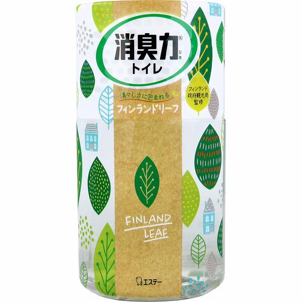 【6個セット】 トイレの消臭力 フィンランドリーフ 400mL 置き型 洗剤 消臭力 消臭剤 衛生用品 トイレ用消臭剤 トイレ用 トイレ用品 置き型タイプ エステー 消臭 消臭芳香剤 芳香剤 労働衛生用品 消臭力トイレ用 清掃 掃除 トイレ 北欧