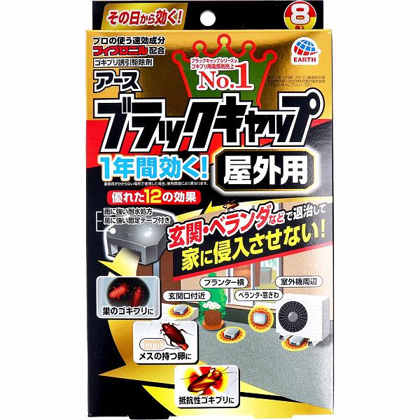 【2個セット】 ブラックキャップ 屋外用