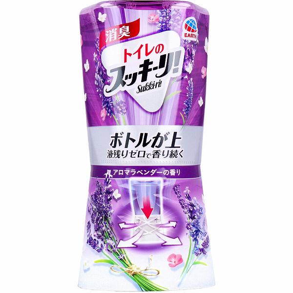 【6個セット】 トイレのスッキーリ! アロマラベンダーの香り 400mL 置き型 洗剤 消臭剤 抽選 トイレ用消臭剤 トイレ用 強力 置き型タイプ 消臭 消臭芳香剤 スッキーリ 芳香剤 トイレ用芳香剤 清掃 掃除 アロマラベンダー アース 内容量 消耗品
