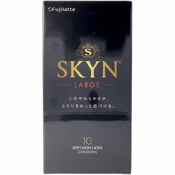 【6個セット】 SKYNラージ アイアール ソフトノンラテックスコンドーム ラージサイズ 10個入 避妊用品 滑らか 気持ちいい ゼリー 新素..