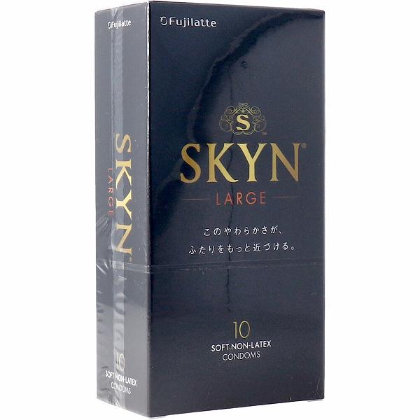 ウルマックス 楽天市場店の【3個セット】 SKYNラージ アイアール ソフトノンラテックスコンドーム ラージサイズ 10個入 避妊用品 滑らか 気持ちいい ゼリー 新素材 避妊用コンドーム プラス 潤い ロッカー ラージ ジェル ビッグ コンビニ サイズ 不二ラテックス プレミアム｜アングル3