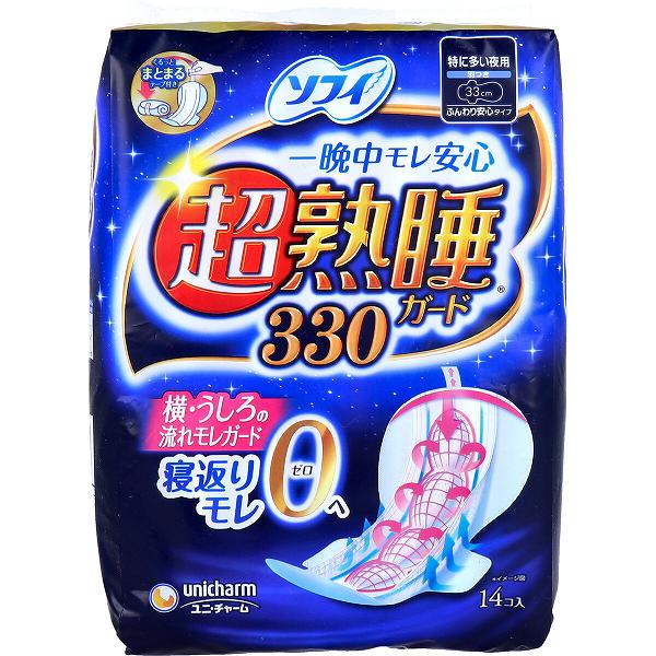 樂天商城 - 【2個セット】 ユニ・チャーム（ユニチャーム） ソフィ超熟睡ガ-ド330 14枚