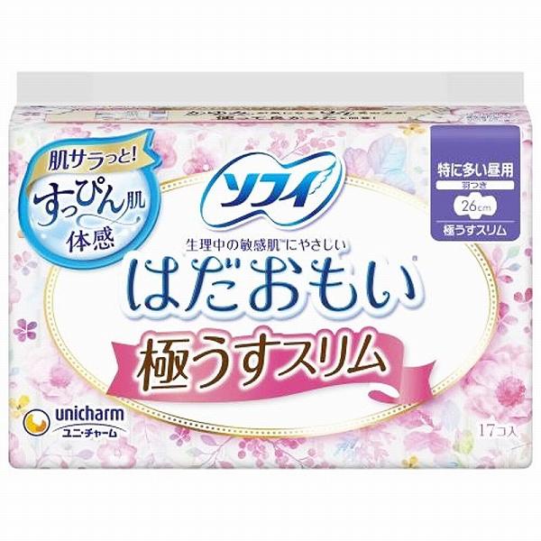 Rakuten - ユニ・チャーム（ユニチャーム） ソフィ はだおもい極うすスリム260羽つき 17枚