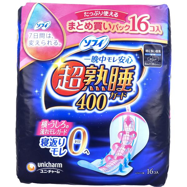 ユニ・チャーム（ユニチャーム） ソフィ超熟睡ガード400 16枚