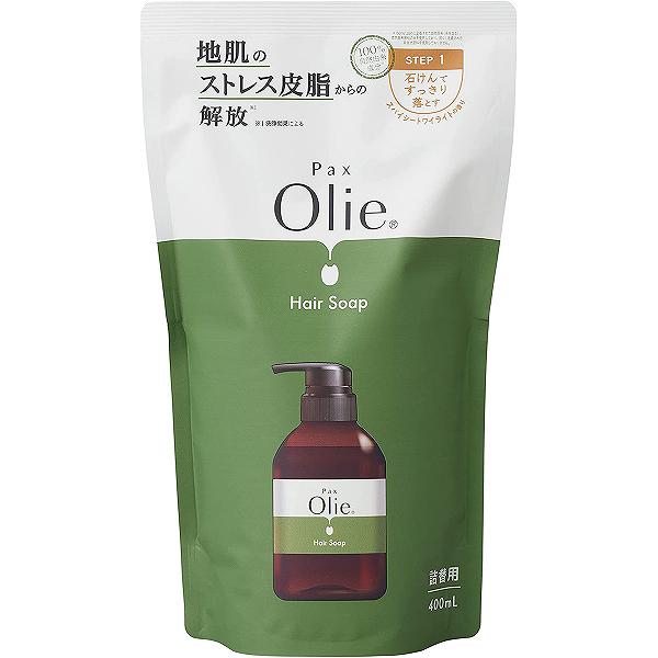 【6個セット】 パックスオリー ヘアソープ スパイシートワイライトの香り 詰替用 400mL リラックス シャンプー 詰替 パックス パックスナチュロン 詰替え ヘアシャンプー ヘアケア スパイシー 香りが変化する 保湿 リキッドタイプ シトラスハーブ 頭皮