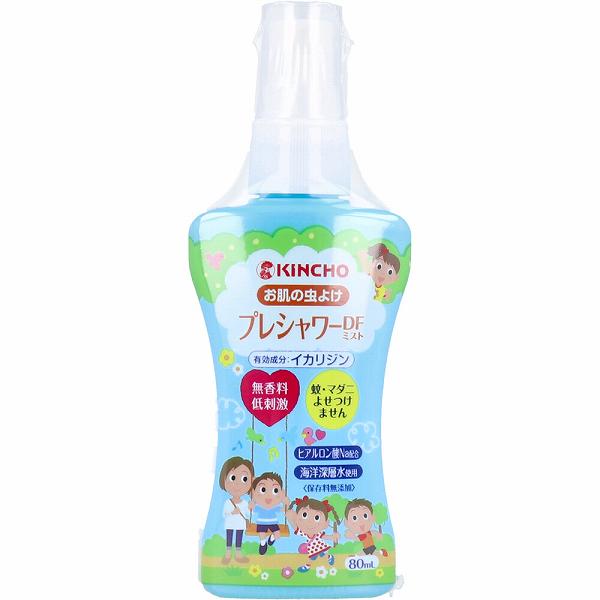 【10個セット】お肌の虫よけ プレシャワーDFミスト 無香料 80mL