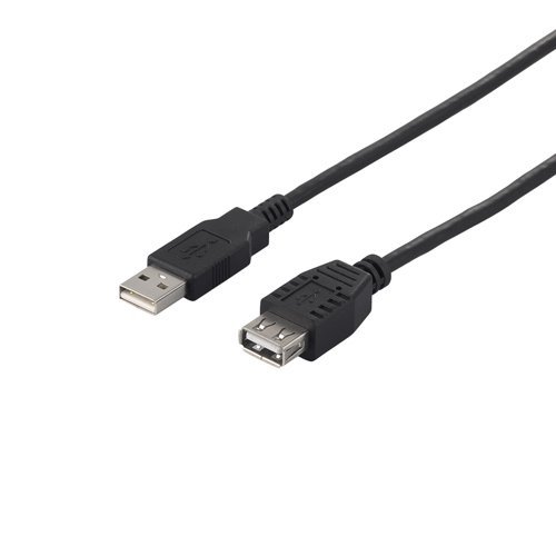 バッファロー iBUFFALO USB2.0延長ケーブル ( A to A ) ブラック 1.5m BSUAA215BK 送料無料