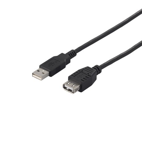 バッファロー iBUFFALO USB2.0延長ケーブル (A to A) ブラック 3m BSUAA230BK 送料無料