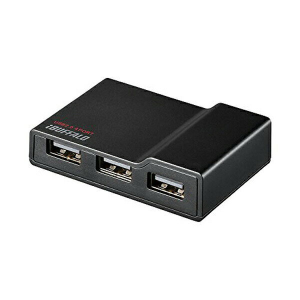 バッファロー BSH4A11BK PC/TV対応 4ポートセルフパワーハブ ブラック 4ポート BUFFALO 送料無料