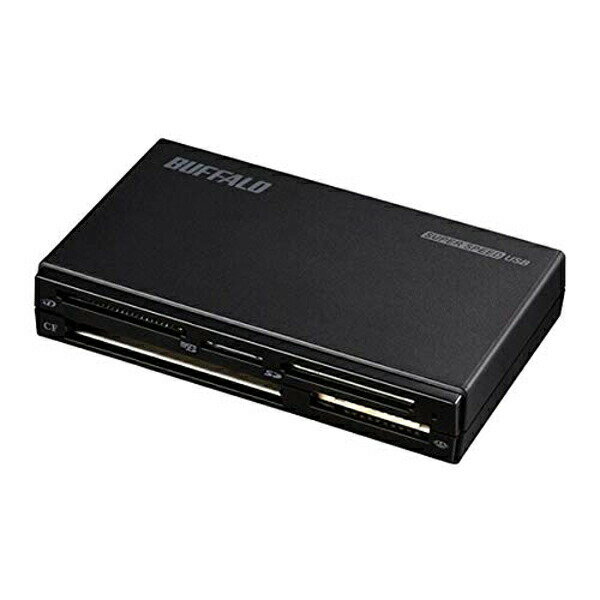 バッファロー BSCR500U3BK USB3.0 マルチカードリーダー ハイエンドモデル ブラック 9倍速 BUFFALO 送料無料