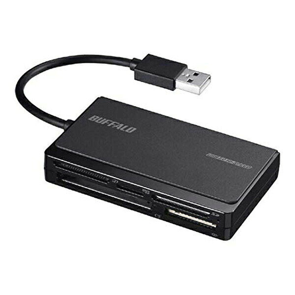 バッファロー BSCR500U2BK USB2.0 マルチカードリーダー UHS-対応 ブラック 2倍速 BUFFALO 送料無料