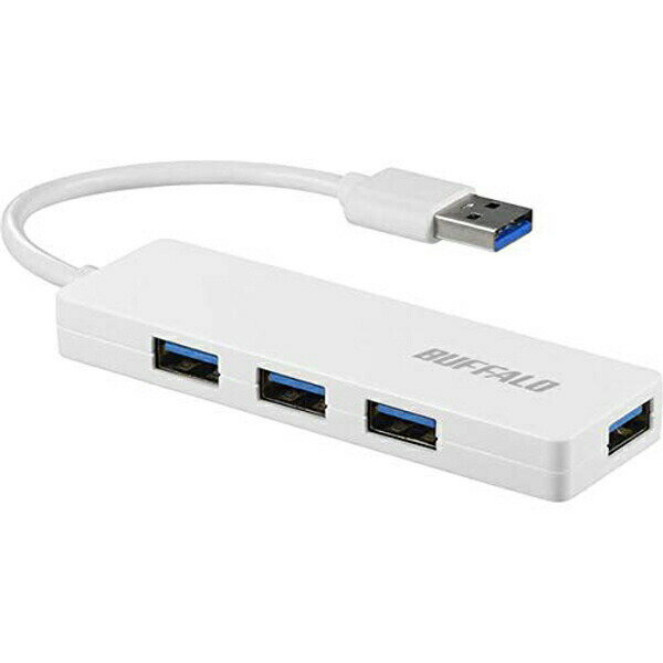 バッファロー BSH4U120U3WH USBハブ ホワイト