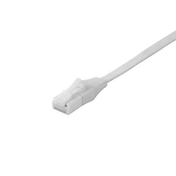 バッファロー BSLS6FU100WH2 Cat6 ツメの折れないLANケーブル フラット 10m ホワイト Cat6 BUFFALO 送料無料