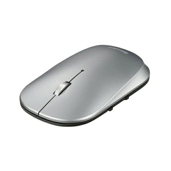 バッファロー BSMBW530NSV 薄型 5ボタン 無線 BlueLEDマウス ノーマル シルバー BlueLED式 BUFFALO 送料無料