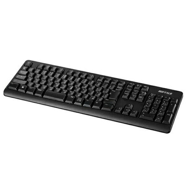 【3個セット】 バッファロー BSKBW130BK 無線 抗菌キーボード