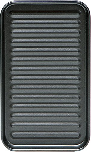 高木金属 FW-TB グリルパン グリルトレー オーブントースター用 フッ素加工 14.4 x 24.1cm 日本製 小 ブラック 工業 高木金属工業 タカギ Takagi クッキング おかず 簡単 グリルプレート フッ素コート 魚焼き 人気商品