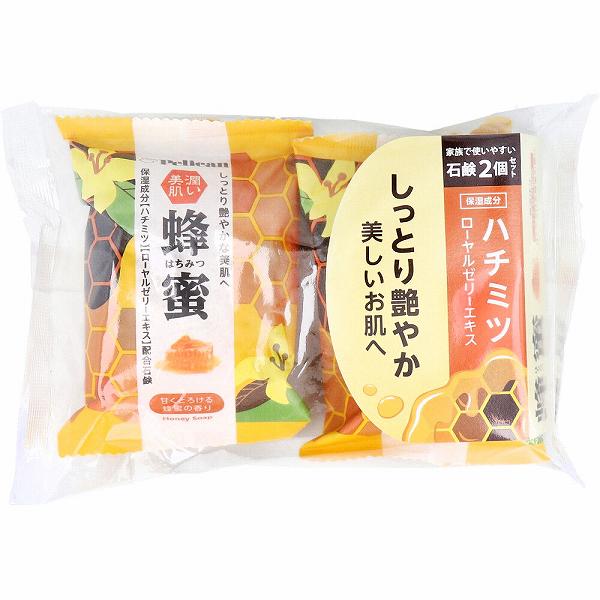 Soaps, Body Washes - 【48個セット】 ペリカンファミリー石鹸蜂蜜2P