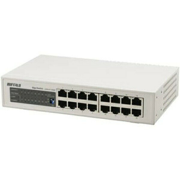 Switching Hubs - バッファロー LSW5-GT-16NSR Giga スイッチングHub 金属筺体/電源内蔵 16ポート 送料無料