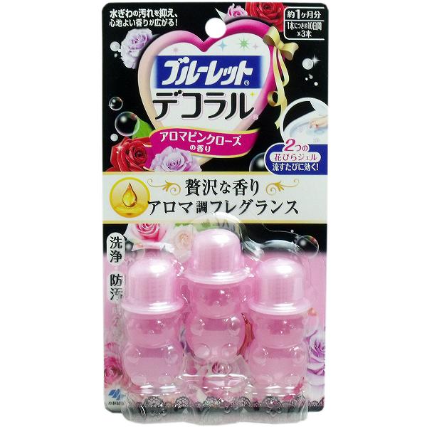 Rakuten - 【5個セット】 小林製薬 ブルーレット デコラル アロマピンクローズ 23g